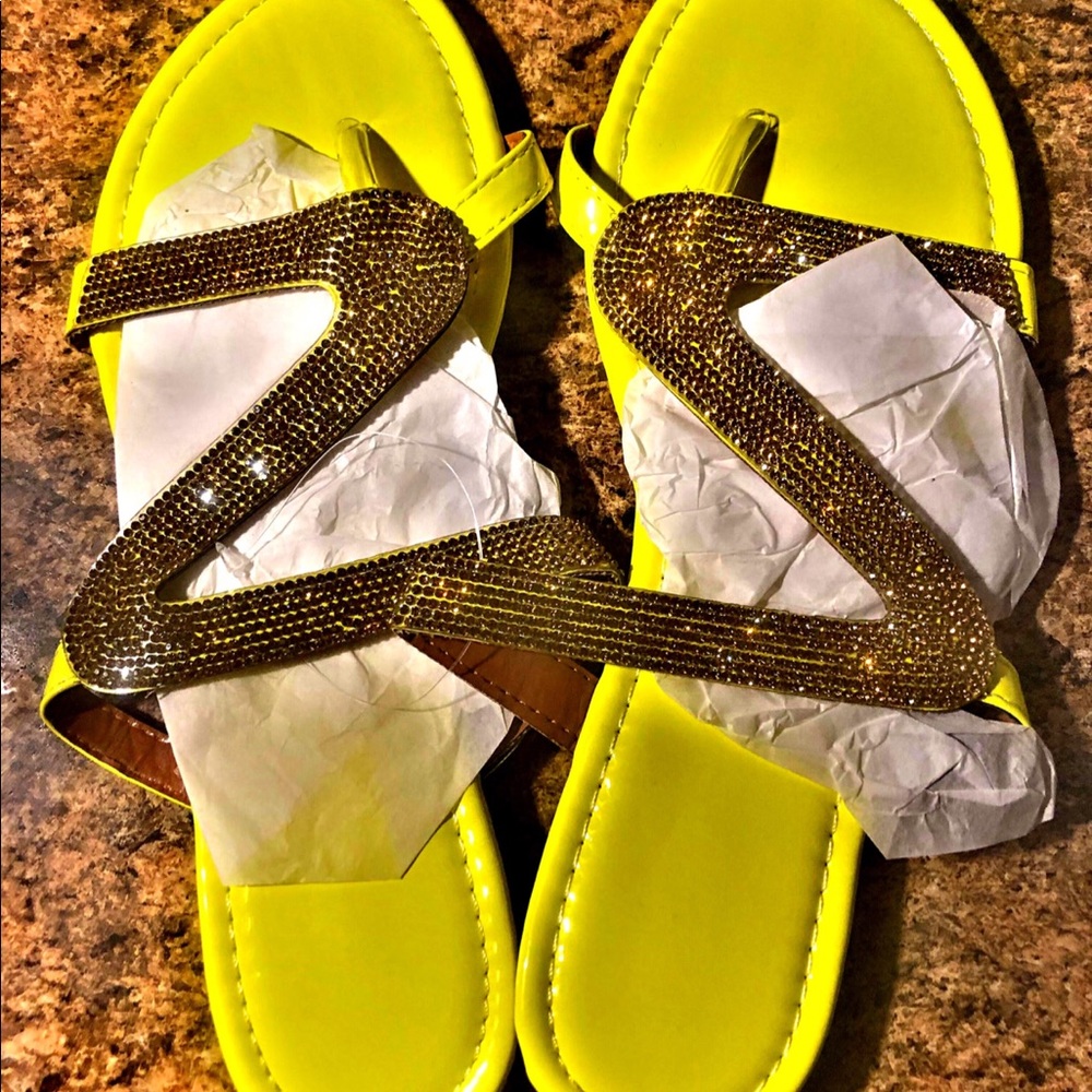 Yellow green slides